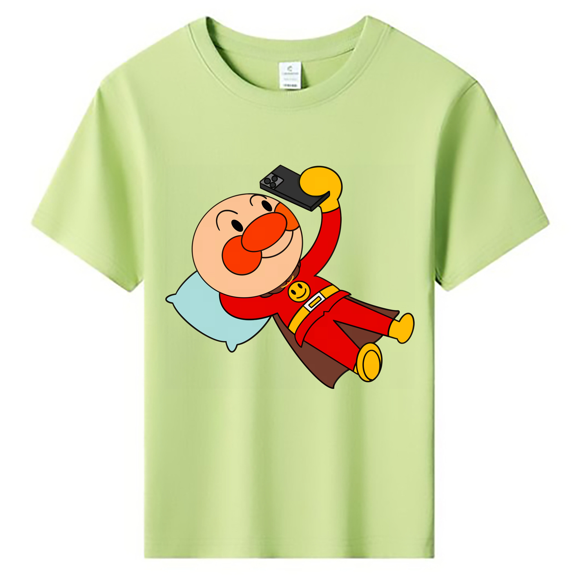（画像用） アンパンマン Anpanman 綿100％キッズTシャツ（フロントプリント）